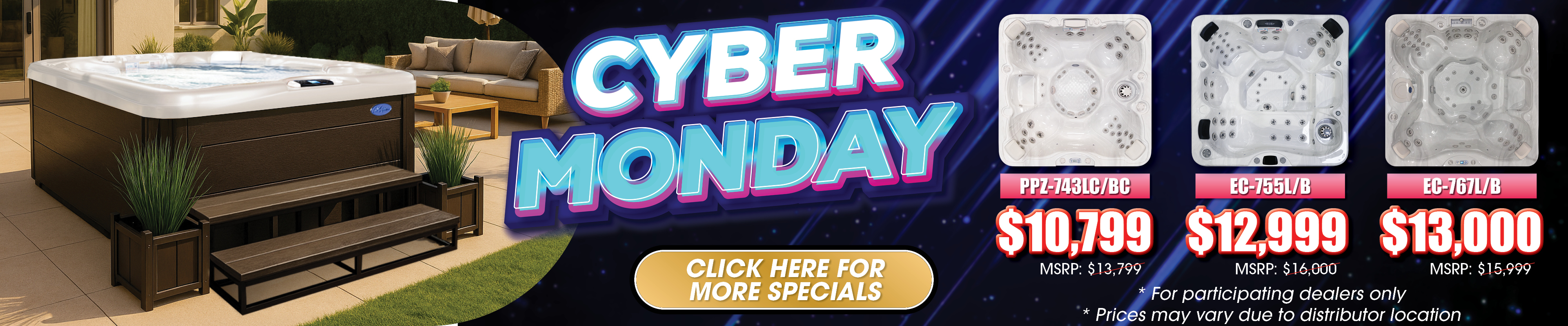 Calspas hot tub being used in a family setting - Alpharetta